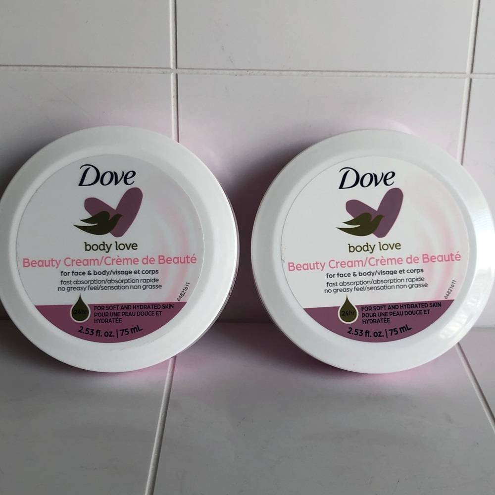 Dove Body Love Beauty Cream - Pink & White Jar